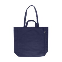 Gerecyclede katoenen boodschappentas Bennett blauw