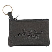 Lederen sleuteltasje