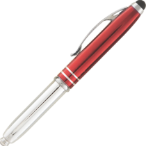 MELOS TOUCH balpen metaal met LED en lasergravering