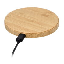 Draadloze oplader bamboe 15W