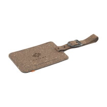 Recycled Leather Luggage Tag bagagelabel