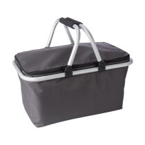 Polyester (320-330 gr/m&sup2;) boodschappenmand Cassian grijs