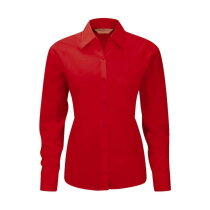 Long Sleeve Poplin Blouse