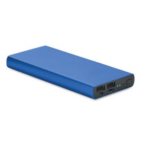 POWERFLAT 8 C 10000 mAh powerbank royal blauw