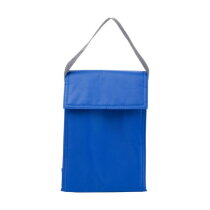 Polyester (420D) koel/lunch tas Sarah kobaltblauw