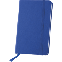 Notitieboekje A6 met elastiek en leeslint, 80 pagina`s