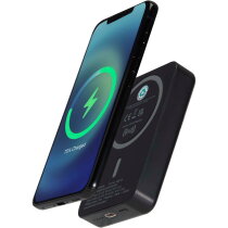 Acrab magnetische draadloze powerbank van 10.000 mAh 15 W met 20 W PD van gerecycled plastic