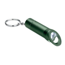 LITOP Metalen sleutelhanger met LED Donker Marinegroen