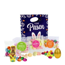 Paasdraagtasje met snoepgoed