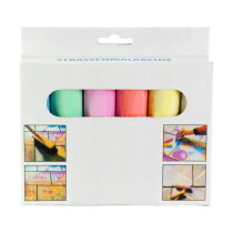 Kartonnen doosje met stoepkrijt Ottilie custom/multicolor