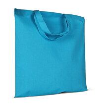 Schoudertas OEKO-TEX® gekleurd kort 140g/m² 38x42 cm