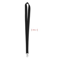 SIMPLE LANY Lanyard zwart bedrukken