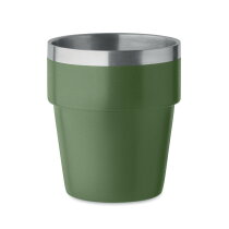 ACERITO Dubbelwandige beker 250ml Donker Marinegroen