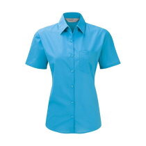 Short Sleeve Poplin Blouse