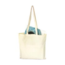Katoenen (110 gr/m²) draagtas Hilda khaki (écru)