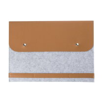 rPET vilten laptophoes Jonathan lichtgrijs