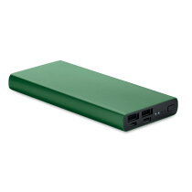 POWERFLAT 8 C 10000 mAh powerbank Donker Marinegroen