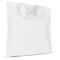 Schoudertas OEKO-TEX® gekleurd kort 140g/m² 38x42 cm