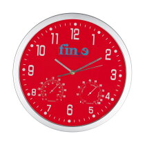 Wandklok met weermeter