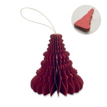 HARMOTREE Kerstboomhanger van papier Rood