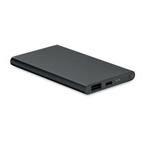 POWERFLAT C 4000 mAh Power Bank Type C zwart