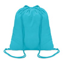 COLORED Katoenen rugzak turquoise