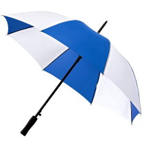 golfparaplu blauw / wit