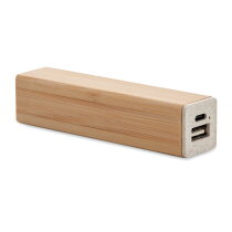 POWERBAMC Powerbank 2600 mAh Hout