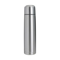 RVS dubbelwandige fles Quentin zilver