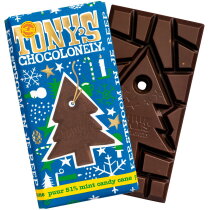 Tony's Chocolonely Kerstrepen 180 gram Mint candy cane