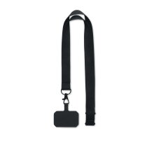 AMMESTE Lanyard telefoonhouder zwart