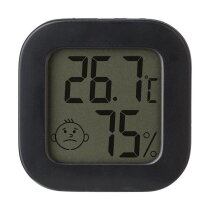 ABS kleine hygrometer Kinsley zwart
