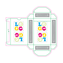 Speelkaarten Poker in cellofaan en vouwdoosje
