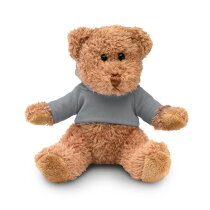 JOHN Teddybeer met sweatshirt grijs