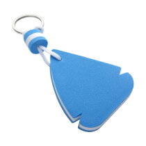 EVA sleutelhanger Cyrus blauw/wit