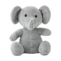 Pluche olifant Jessie grijs