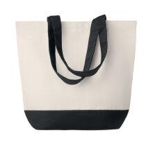 KLEUREN BAG Canvas strandtas 170 g/m² zwart