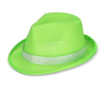 Polyester hoed met band