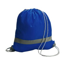 Polyester (190T) trekkoord rugzak Sylvie kobaltblauw