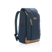 Impact AWARE&trade; 16 oz. R-canvas 15 inch laptoprugzak blauw