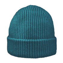 Luxe beanie met omslag
