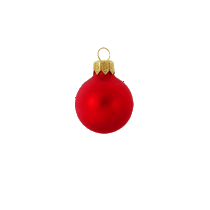 kerstbal rood bedrukken met logo