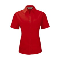 Short Sleeve Poplin Blouse