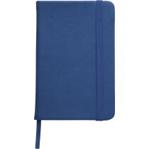 PU notitieboekje blauw