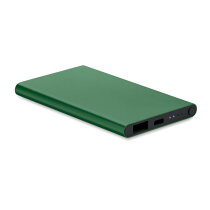 POWERFLAT C 4000 mAh Power Bank Type C Donker Marinegroen