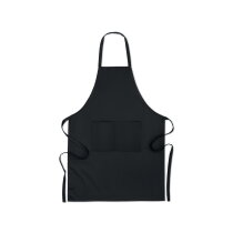 RUPIAR COLOUR Schort organisch katoen zwart