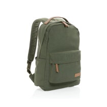 Impact AWARE&trade; 16 oz. R-canvas laptop rugzak groen