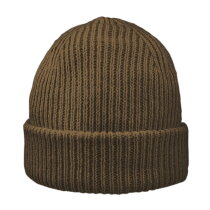 Luxe beanie met omslag