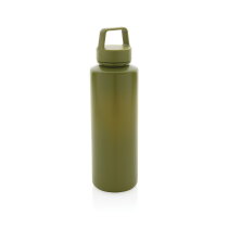 RCS recycled PP waterfles met handvat groen