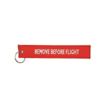 Remove before flight Hangtag 18*3 cm Rood acc. Rood